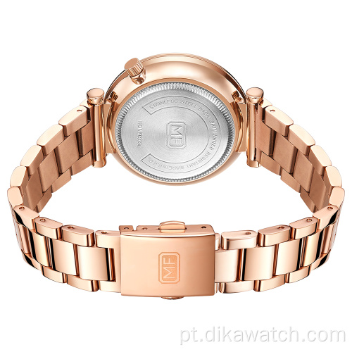 MINI FOCUS feminino relógios relógio de pulso de quartzo ouro rosa